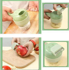 🎁Last Day Promotion Save 50% on Bundle(02 Pcs) - 4 IN 1 HANDHELD ELECTRIC FOOD CHOPPER