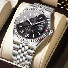 POEDAGAR High Quality Original Men Clock Waterproof Luminous Date Luxury Man Watch