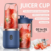🎁Last Day Promotion Save 50% - 02 in 01 Portable Electric Juicer Blender