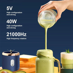 🎁Last Day Promotion Save 50% - 02 in 01 Portable Electric Juicer Blender