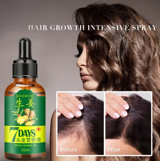 Ginger Hair Essence Anti Hair Loss Prevention Hair Loss Hair Care Essential Oil Scalp Care Beauty Health Care Men and Women