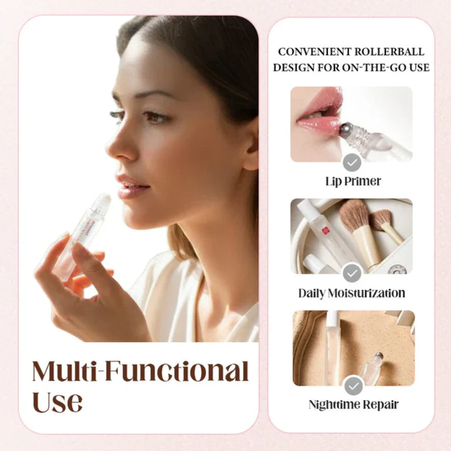 Rollerball Lip Oil for Hydration & Shine