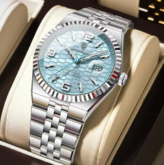 POEDAGAR High Quality Original Men Clock Waterproof Luminous Date Luxury Man Watch