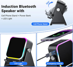 Explore 360° Sound: Wireless Speaker with Dynamic Lighting