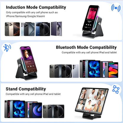 Explore 360° Sound: Wireless Speaker with Dynamic Lighting