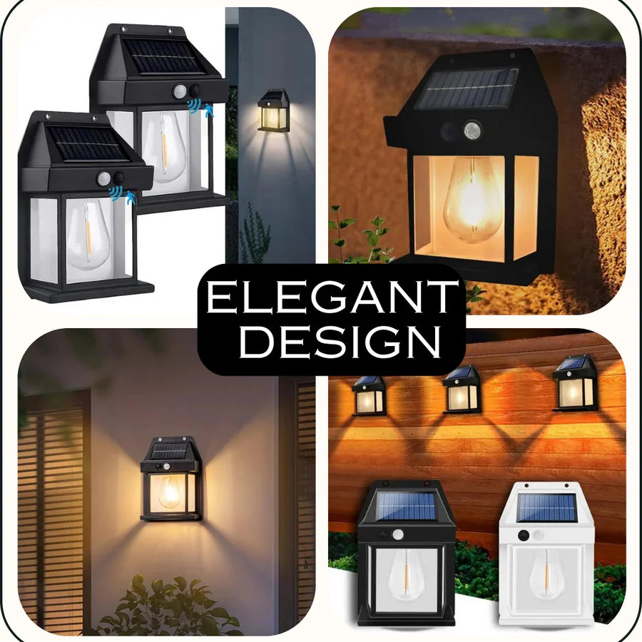 Pack of 06 Pcs, Save Flat 75% - Outdoor Solar Waterproof Wall Light